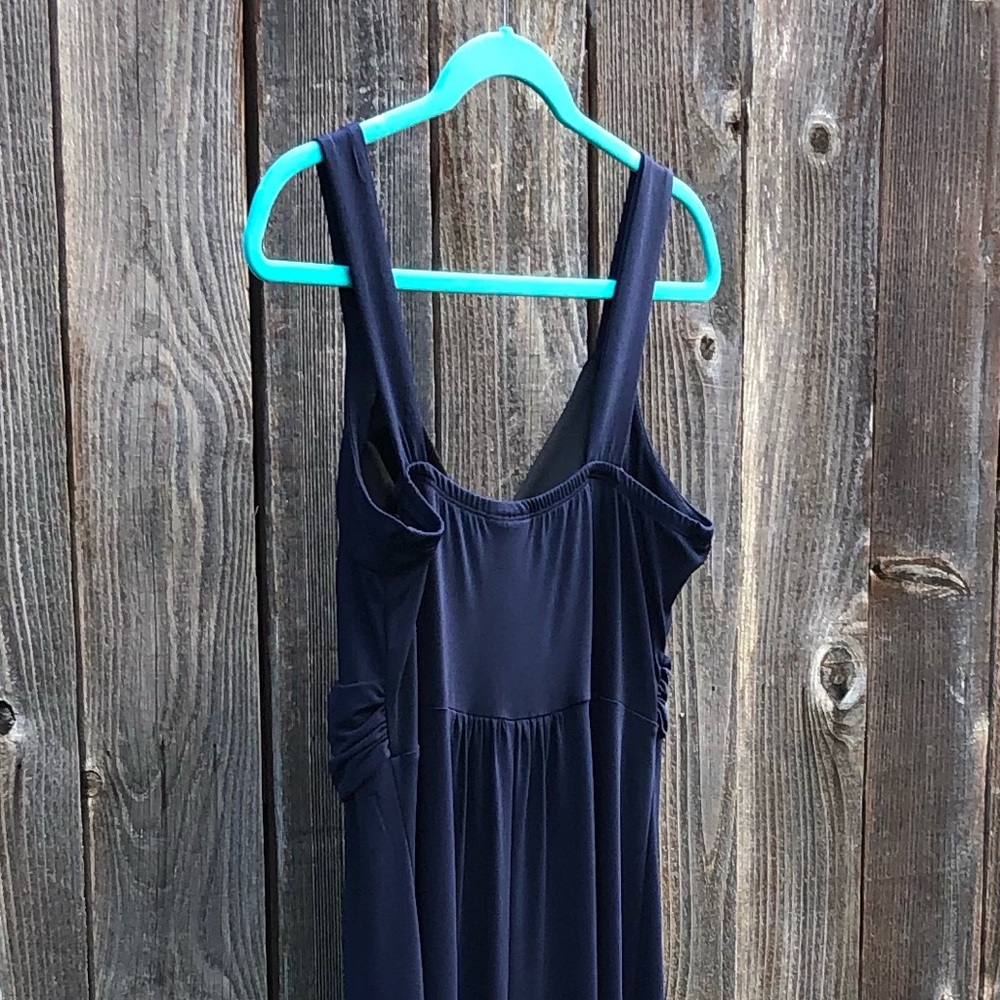 Enfocus Studio navy blue maxi dress size 14 - Picture 12 of 13